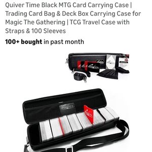 Quiver Time Black Trading Card Carrying Case BRAND NEW IN BOX